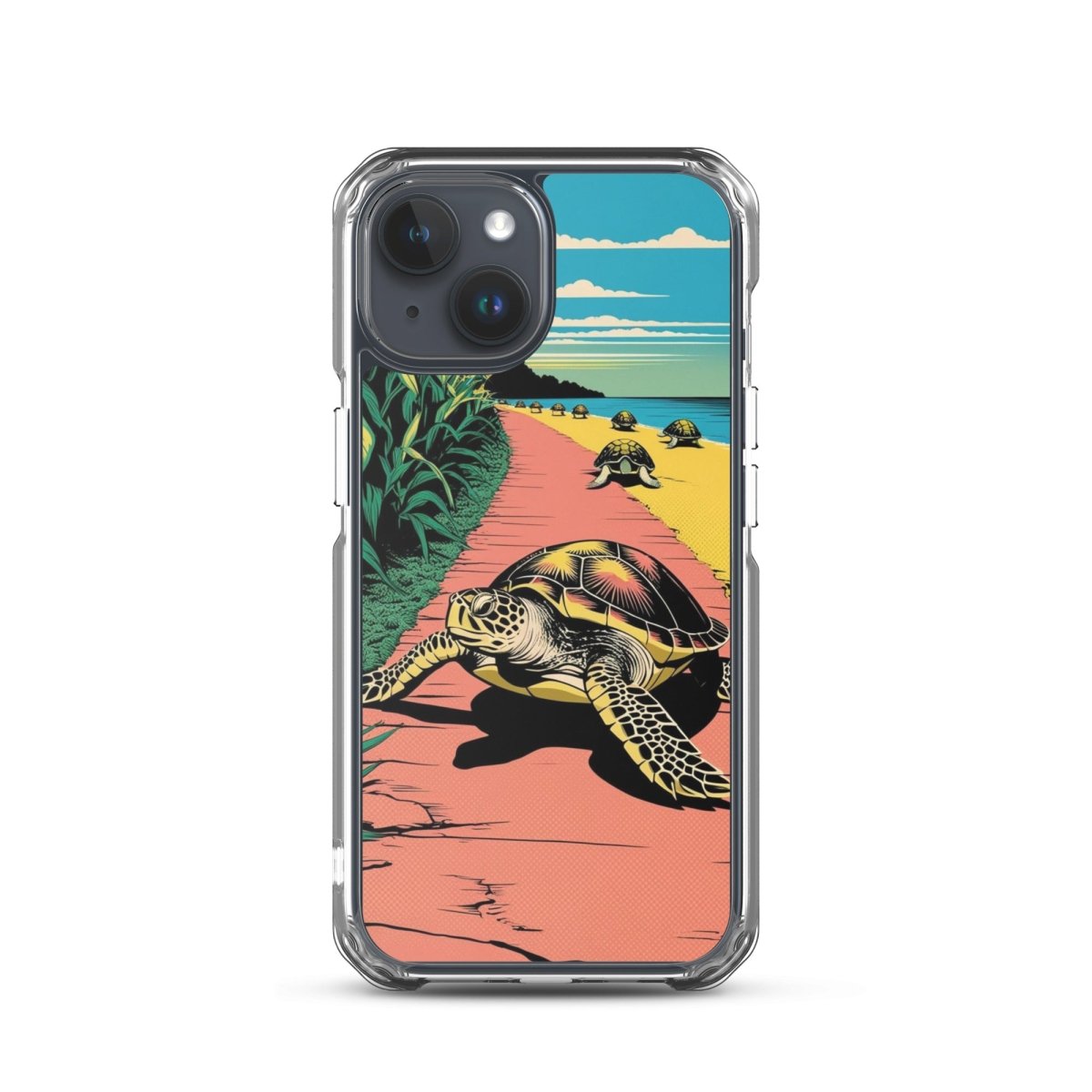 Turtle Path 'One Day at a Time' iPhone MagSafe Case - Durable Protective Cover for iPhone 12/13/14 Pro - Perfect for Daily Use, Work & Outdoor Activities