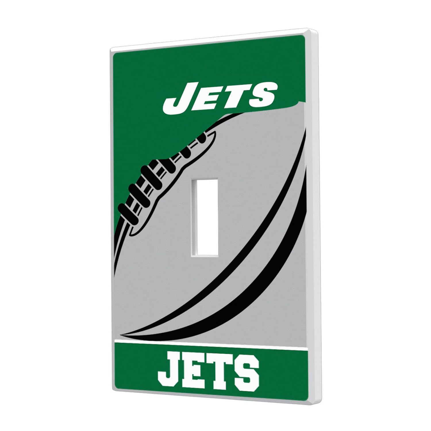 NFL Passtime Design Single Toggle Light Switch Plate Cover - Officially Licensed Football Decor for Bedroom, Man Cave, Game Room & Sports Fan Gifts