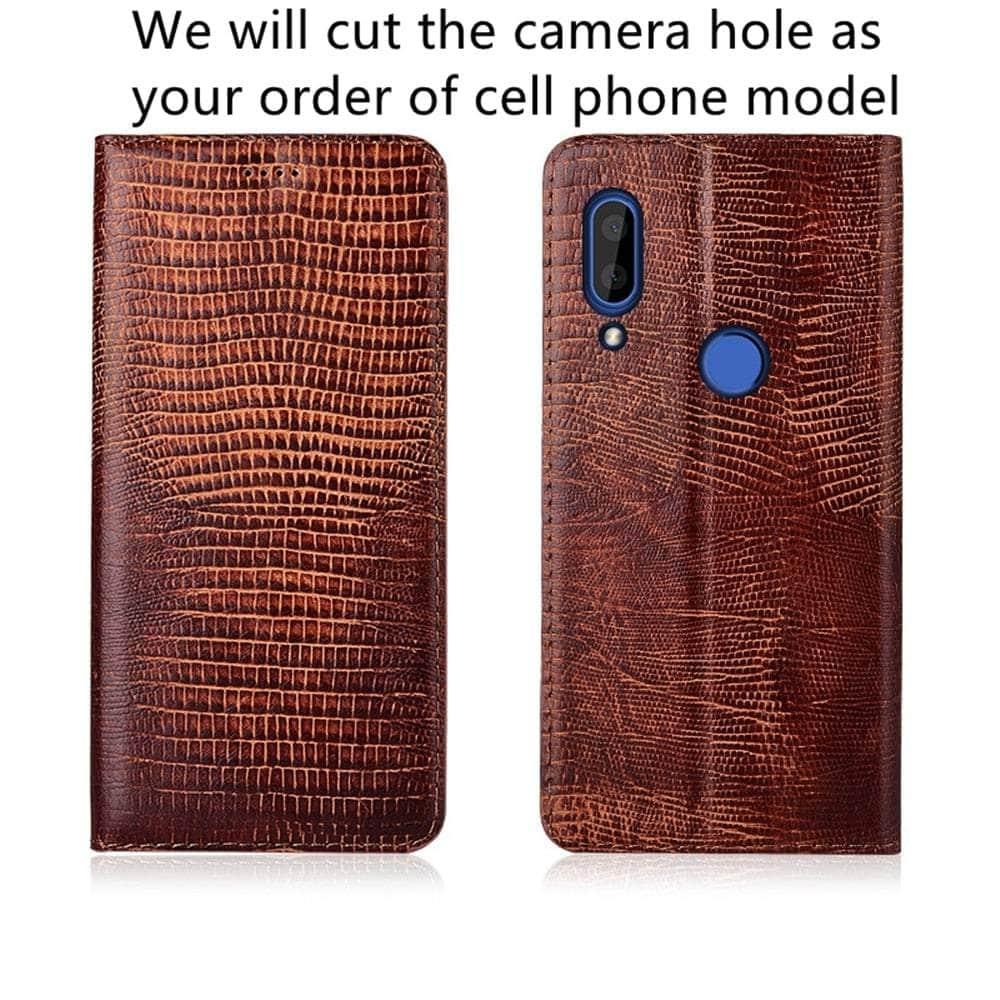 Premium Genuine Leather Magnetic Case for Samsung Galaxy S22 Ultra with Kickstand - Perfect for Work, Travel, and Everyday Protection