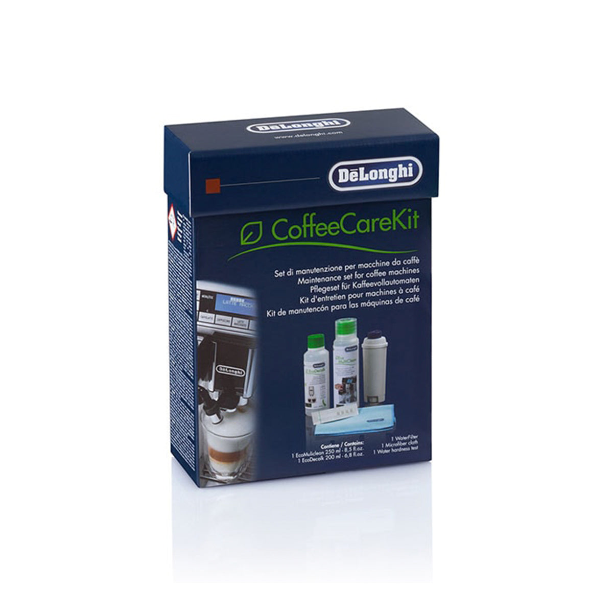 DeLonghi Coffee Care Kit - Essential Cleaning & Maintenance Tools for Espresso Machines - Perfect for Home Baristas & Coffee Enthusiasts - Keep Your Machine in Top Condition for Delicious Coffee Every Time