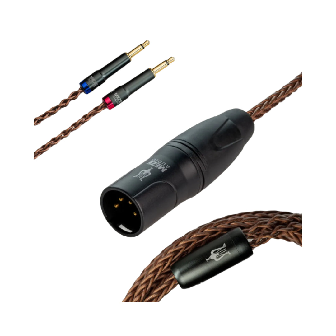 Premium Meze Audio 3.5mm Copper PCUHD Audio Cable - High-Quality Sound for Headphones, Gaming Headsets & Studio Equipment