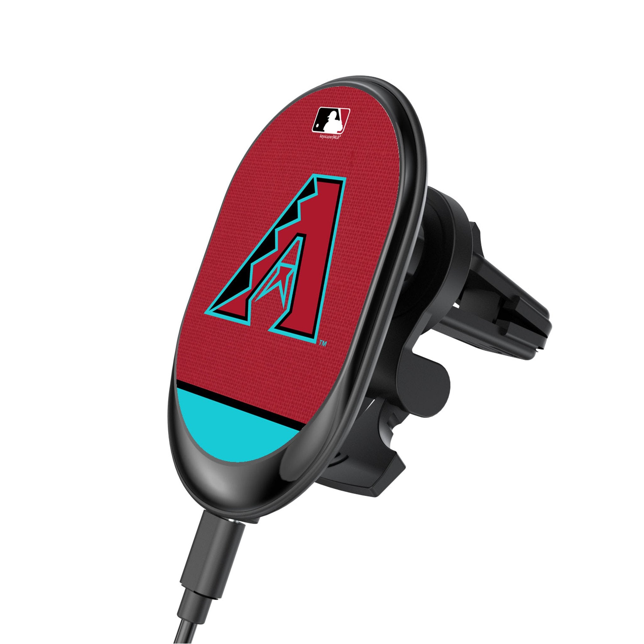 Arizona Diamondbacks Wireless Magnetic Car Charger - Fast Charging USB-C & Qi Compatible - Perfect for Road Trips & Commuting