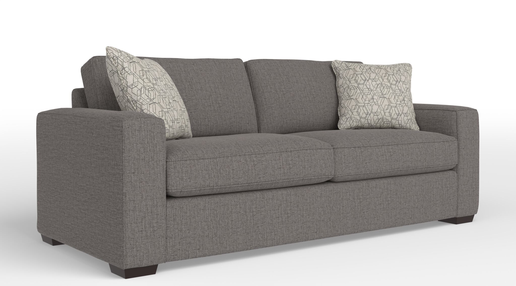 Celeste Queen Sofa Bed with Innerspring Mattress in Patina Grey - Convertible Sleeper Sofa for Small Spaces, Guest Room & Apartment Living