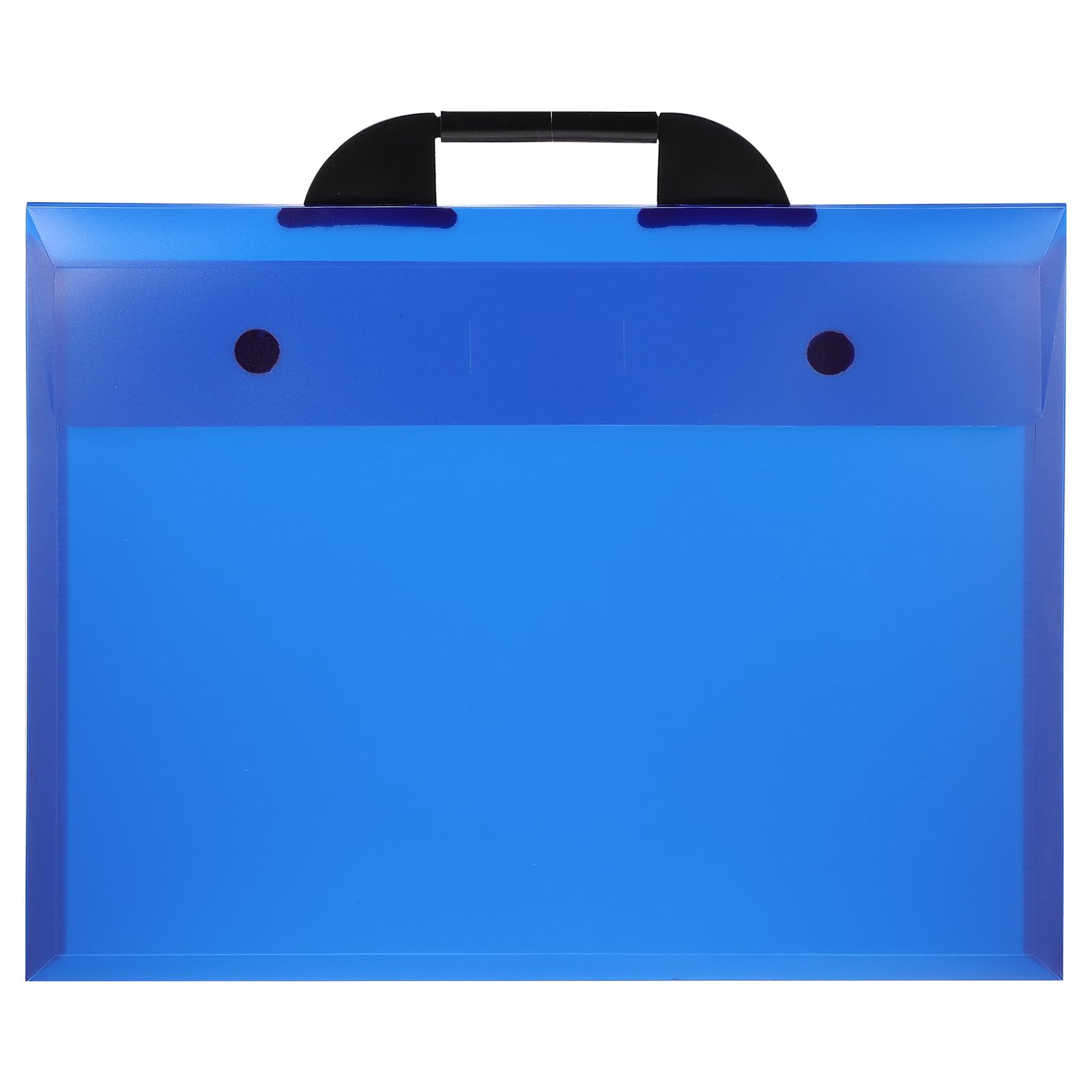 A3 Plastic Transparent Waterproof Expanding File Organizer - 18.5x14 Inch Oxford Cloth Edge Portfolio Envelope for Office, School, Travel, Art & Music Storage - Perfect for Document Filing, Project Organization and Business Travel Essentials