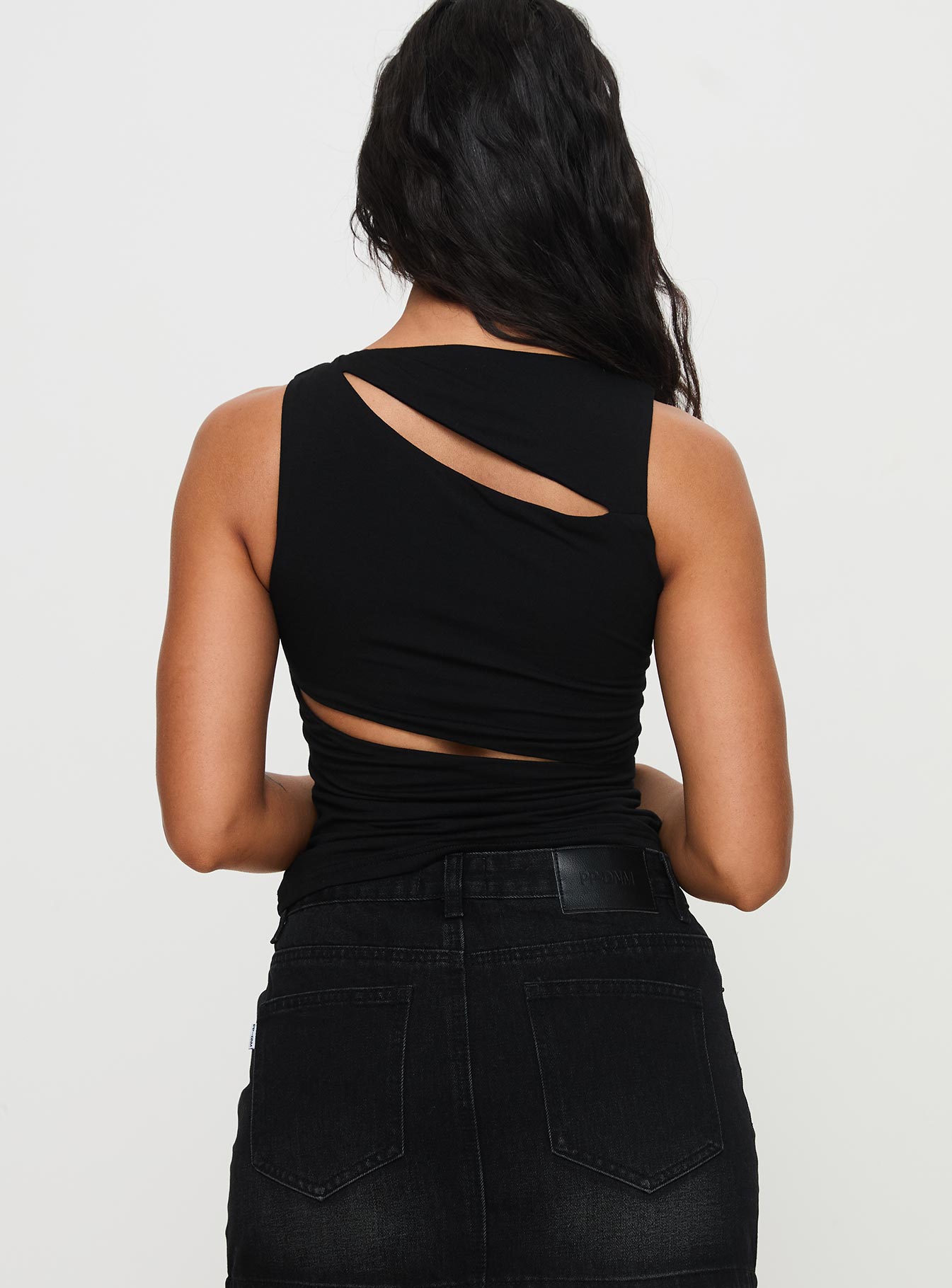 Ablaze Cut Out Top Black - Sexy Off Shoulder Women's Tops for Night Out & Party Wear