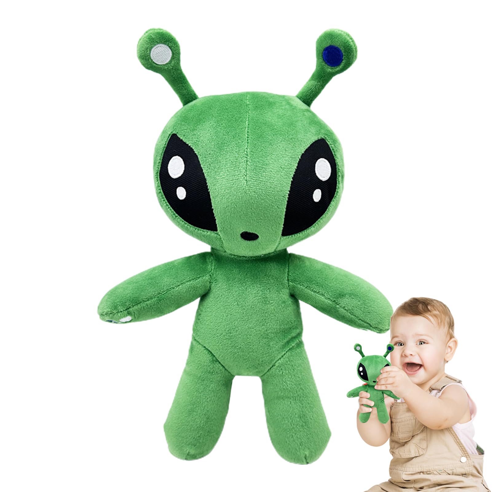 Qutalmi Green Alien Plush Toy - 13.4