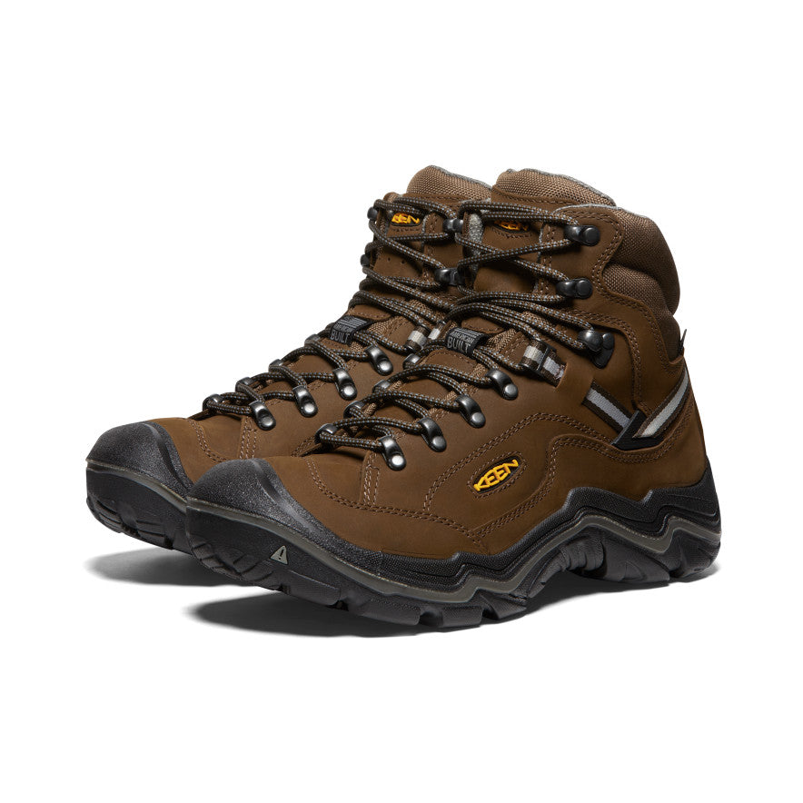 Men's Durand II Waterproof Hiking Boots Wide Width - Cascade Brown/Gargoyle | Outdoor Trekking, Camping & Winter Adventures