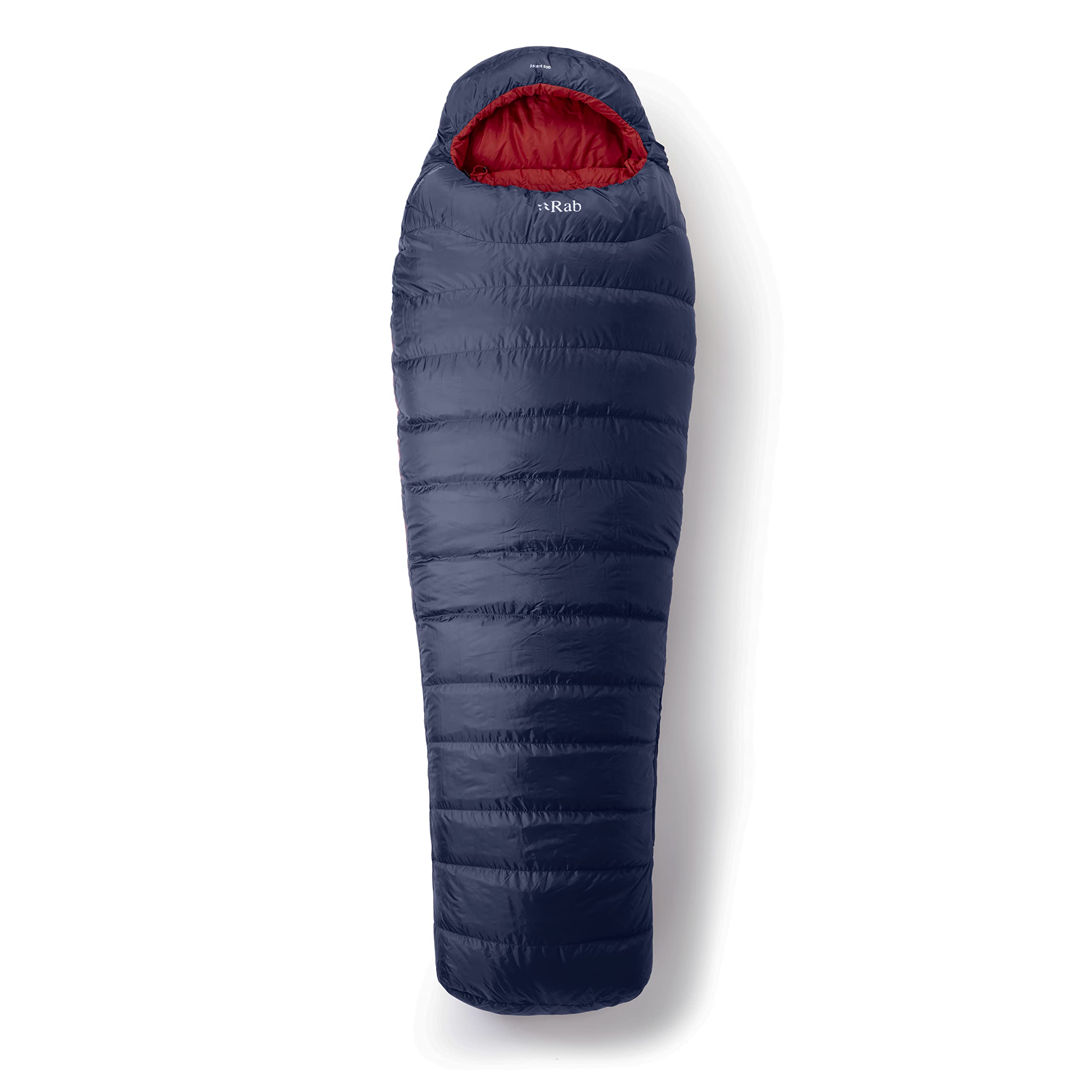 Rab Ascent Down Insulated Mummy Sleeping Bag - Lightweight & Water-Resistant for Camping, Backpacking & Hiking - Perfect for Cold Weather Adventures & Outdoor Expeditions