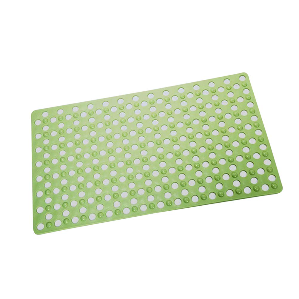 Non-Slip Shower Mat with Drain Holes - Anti-Slip Bathroom Floor Mat with Strong Suction Cups for Bathtub & Shower Stall - Perfect for Bathroom Safety & Comfort