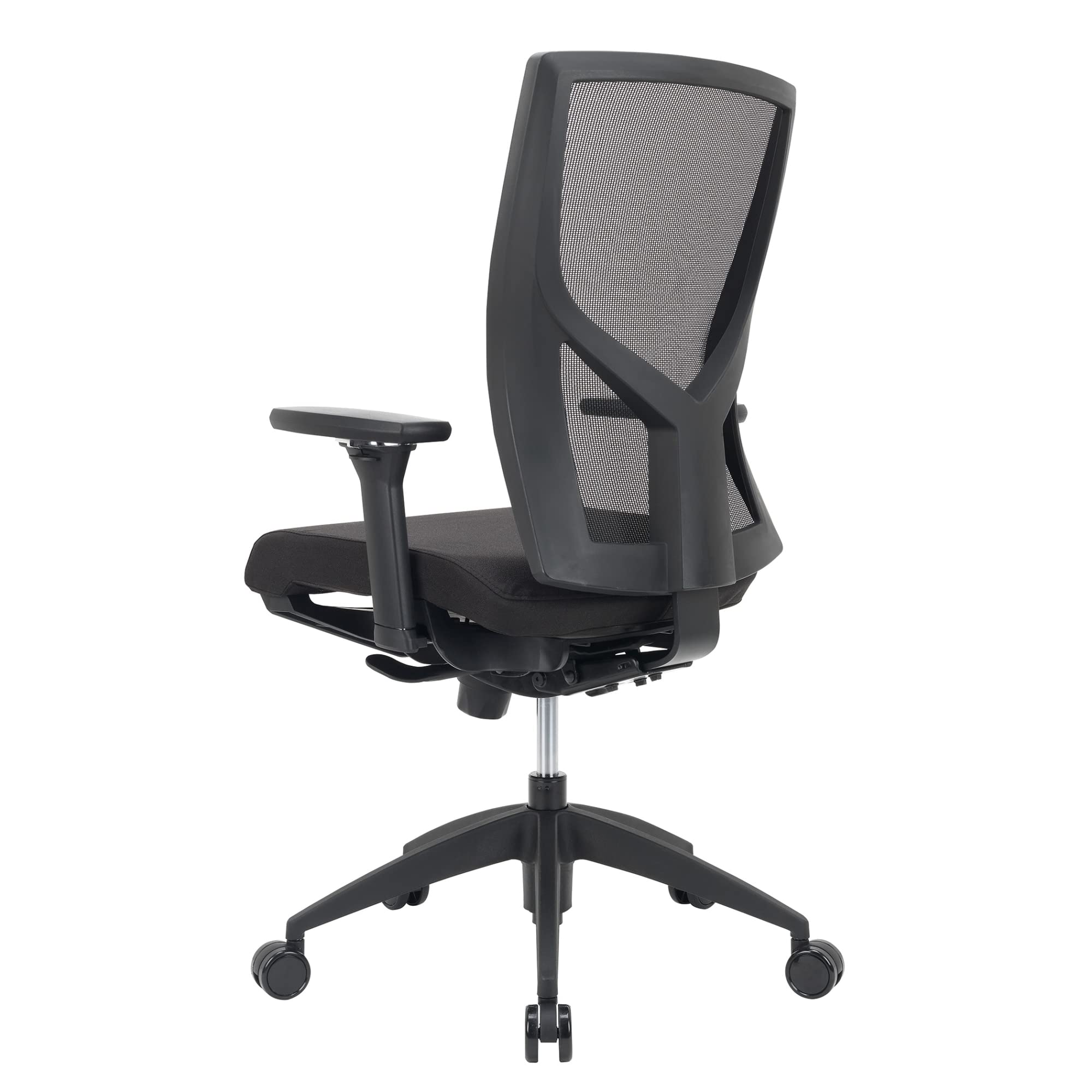 WorkPro® Oceanic Ergonomic High-Back Executive Office Chair with Breathable Mesh Fabric - Black - BIFMA Certified for Home & Business Workspaces