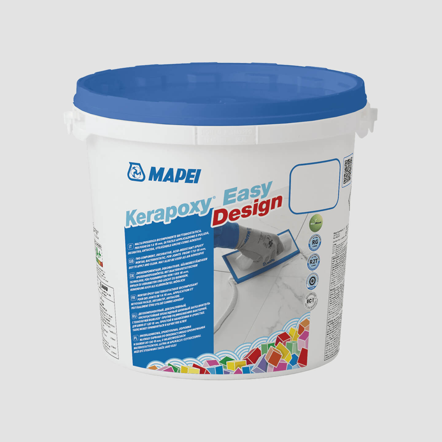 Mapei Kerapoxy Easy Design 3kg Epoxy Grout for Tile Floors - Waterproof & Stain Resistant - Perfect for Bathroom, Kitchen & Shower Renovations