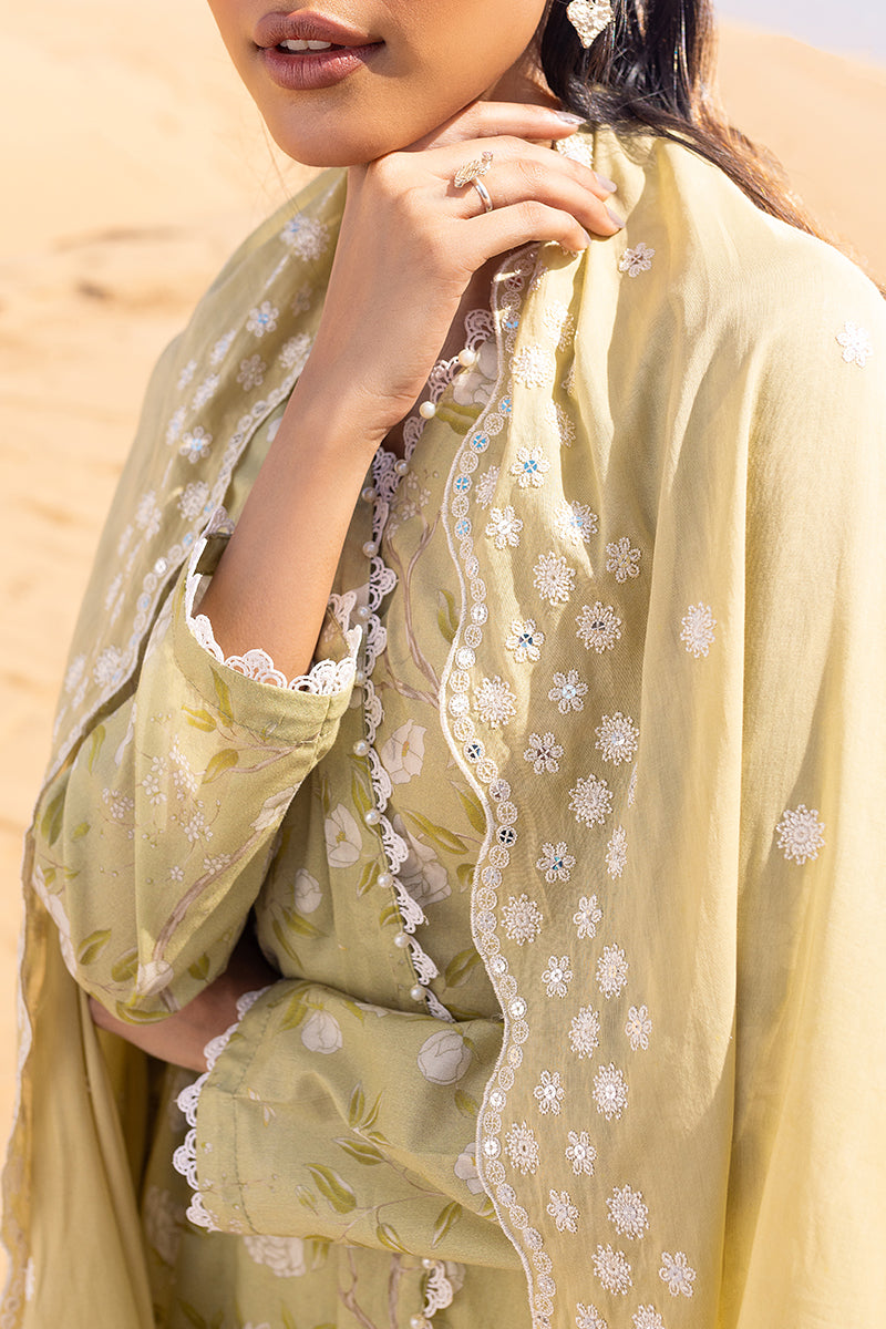 IVY VERDELL 3-Piece Printed Lawn Suit for Women - Floral Embroidery Pakistani Formal Dress - Perfect for Weddings, Parties & Special Occasions
