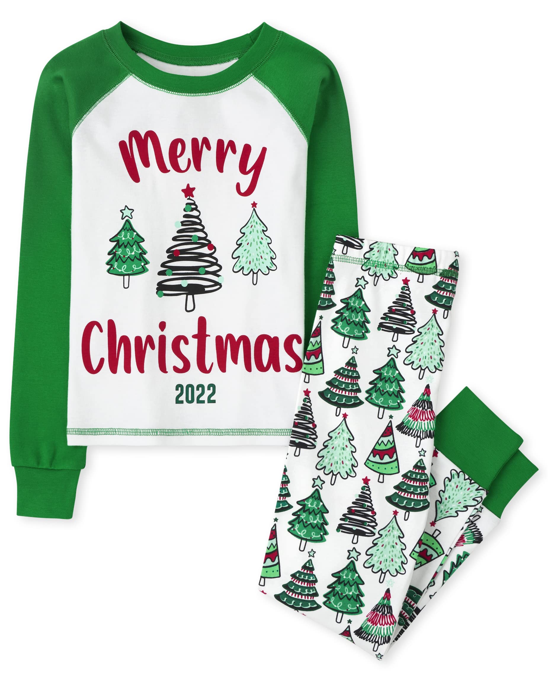 Kids' Christmas Pajama Sets - Family Matching Cotton Pajamas for Holiday Photos