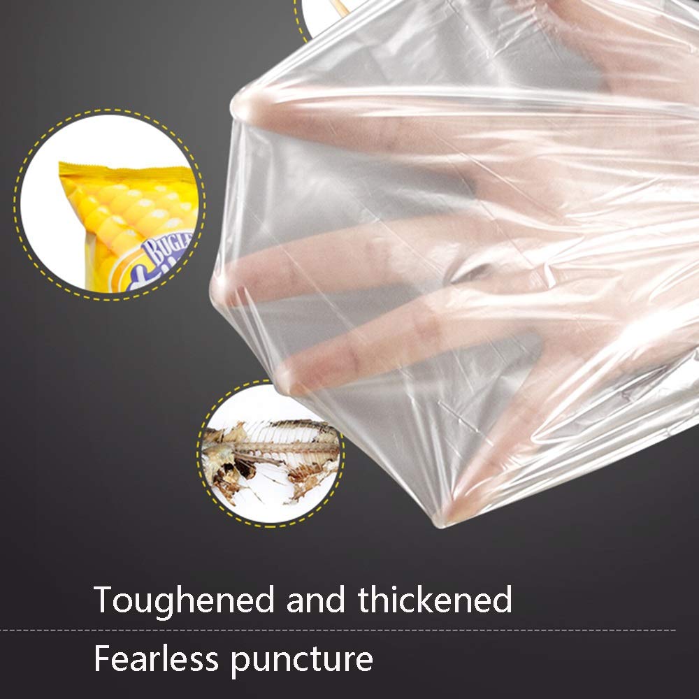 Extra Large Trash Bags 40L - Heavy Duty Kitchen Garbage Bags for Household Use, 3/4/5 Roll Pack - Perfect for Oversized Trash Cans, Waste Disposal & Home Cleaning