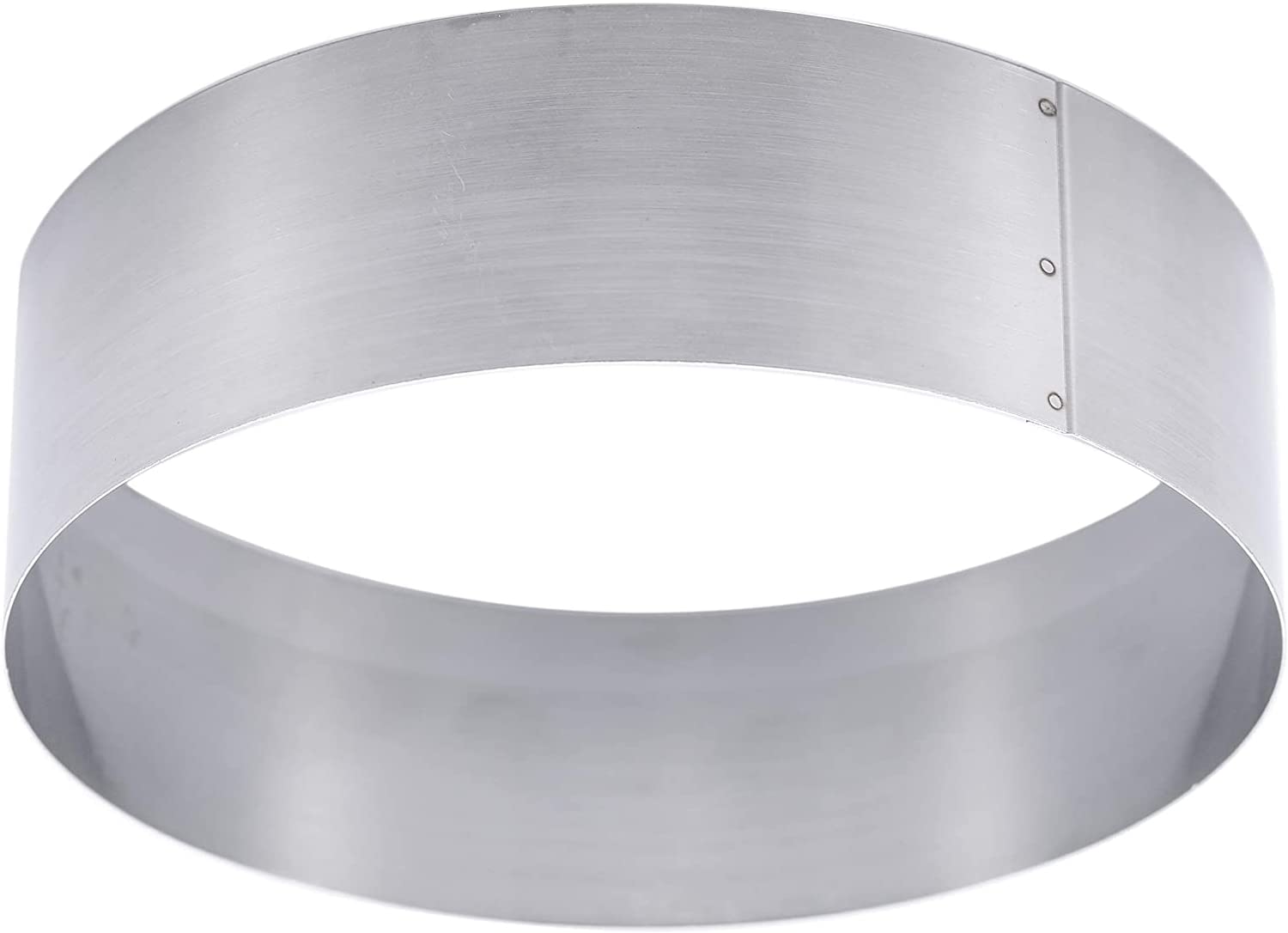 Siking Stainless Steel 4/6/8 Inch Round Cake Ring Mold - Professional Baking Tool for Mousse, Cheesecake, Pancakes, Cookies, Salads & Onigiri (11-3cm Height) - Perfect for Home Baking & Dessert Making