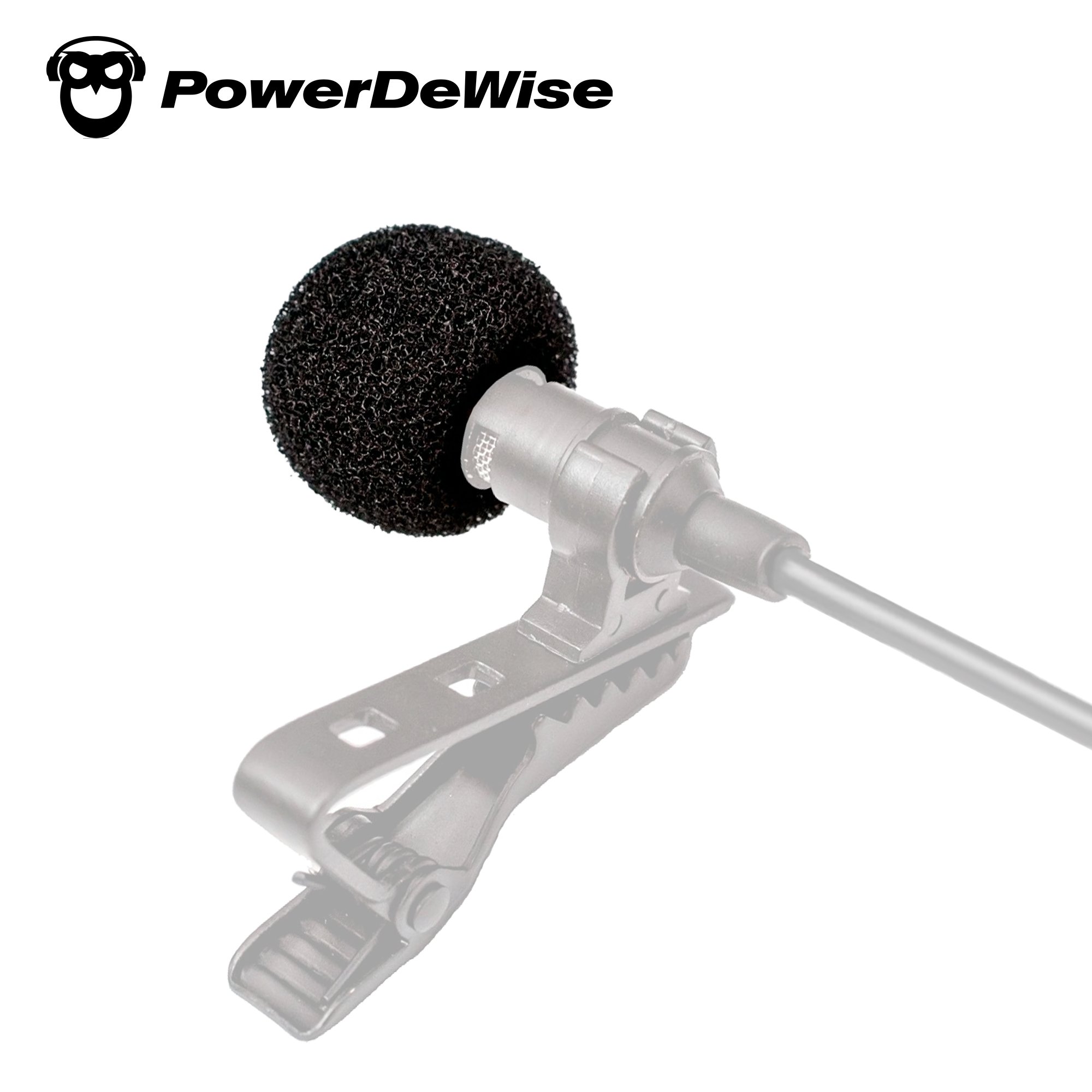 Professional Lavalier Microphone Windscreen - Foam Mic Cover & Pop Filter for Lapel & Headset Mics - Ideal for Podcasting, Interviews, and Live Streaming