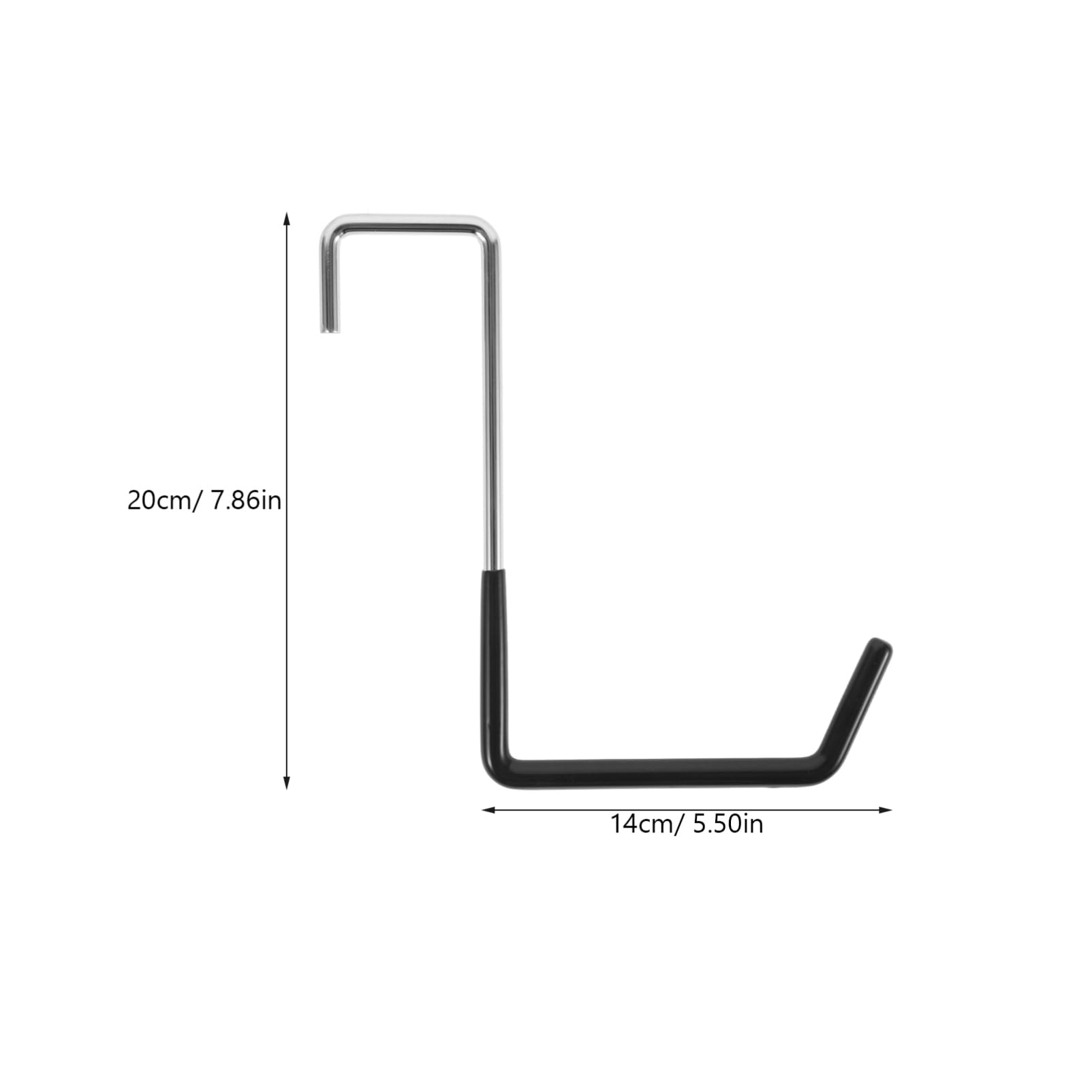 VANZACK 6-Piece Heavy Duty Rafter Hooks - Vinyl Coated Large S Hooks for Ladder, Bike Storage & Organization - Perfect for Garage, Shed & Home Organization