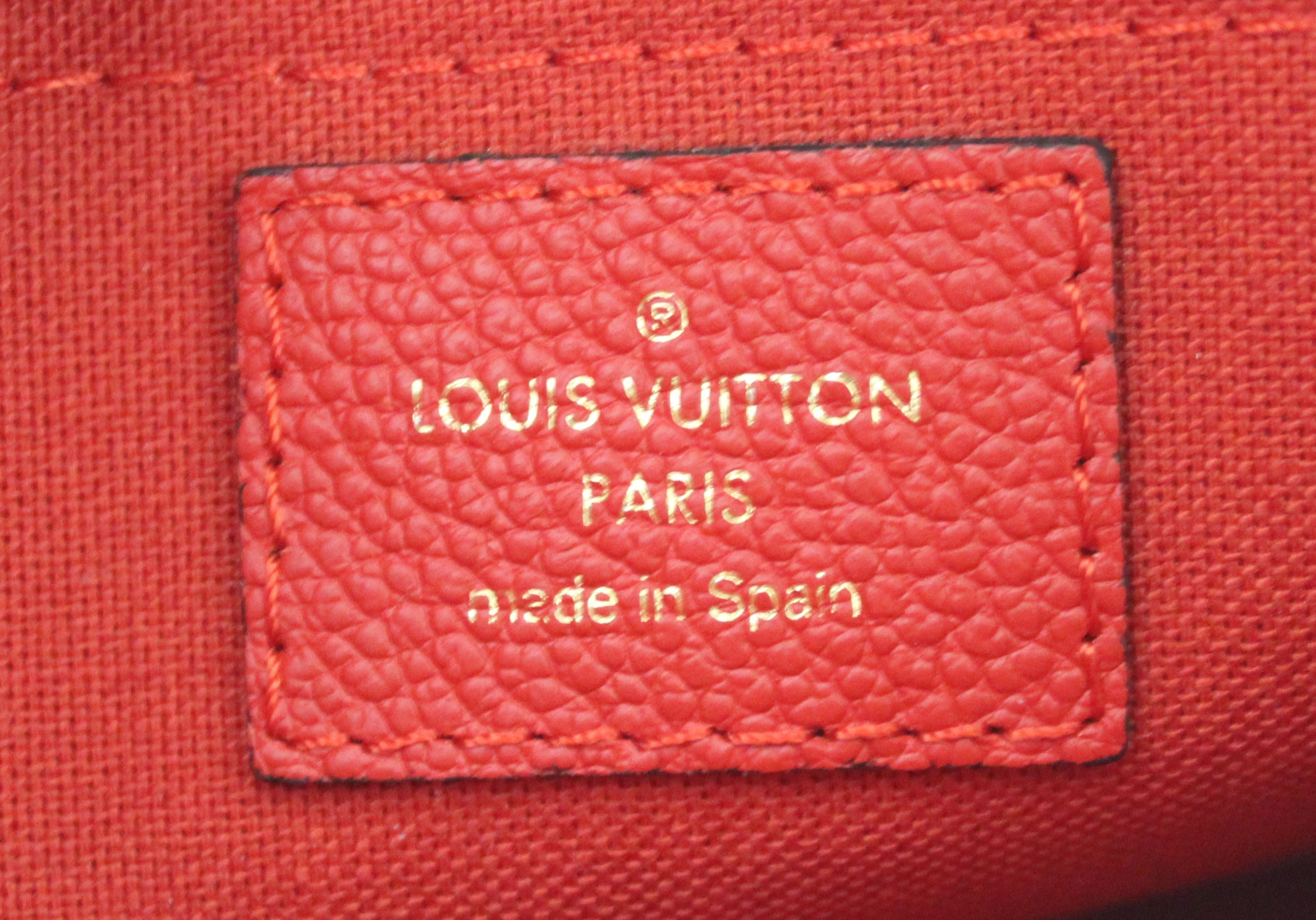 Authentic Louis Vuitton Monogram Red Pallas Clutch Bag - Luxury Designer Handbag for Women, Perfect for Evening Parties, Date Nights & Special Occasions
