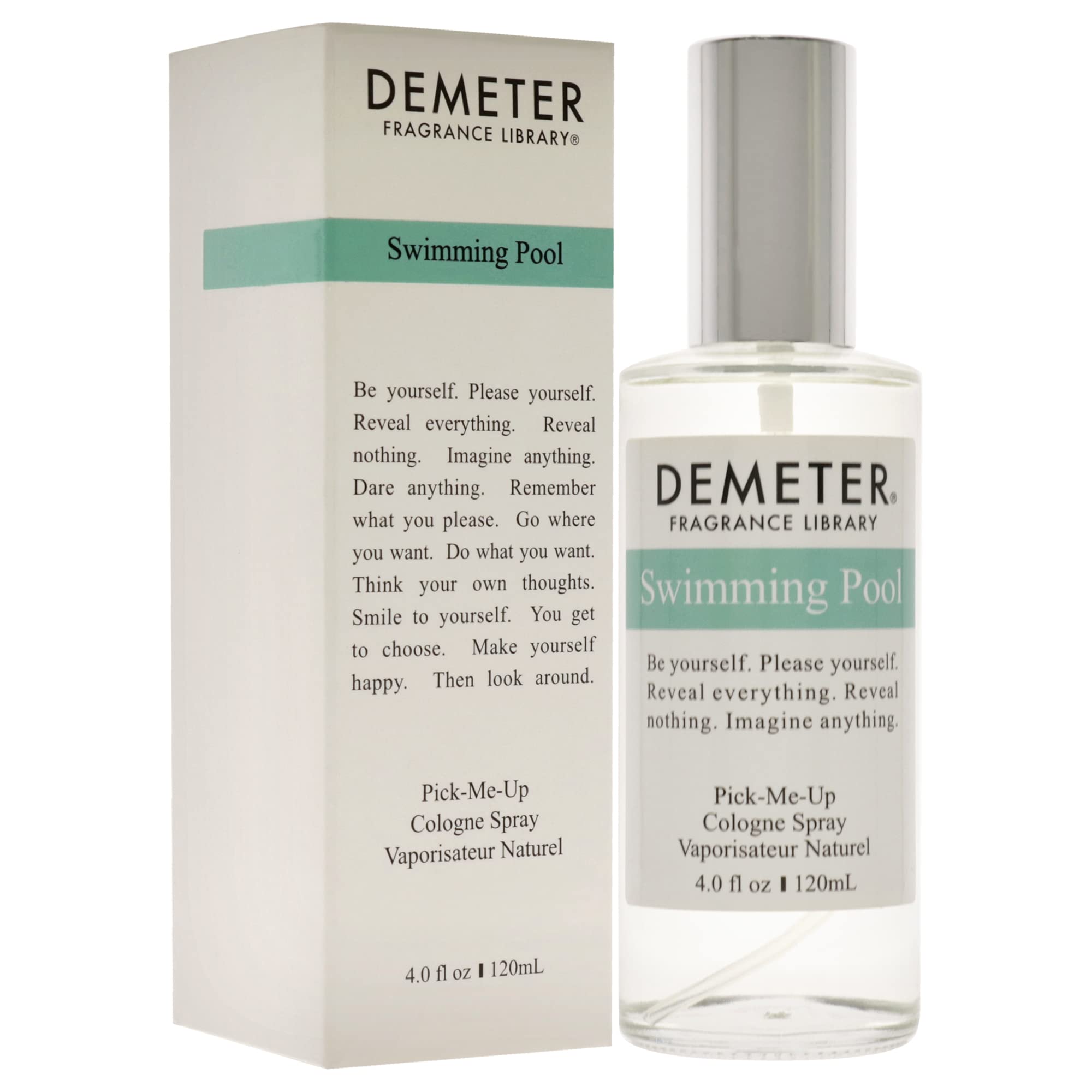 Demeter Cologne Spray for Women - Swimming Pool Scent, 4 oz Fresh Aquatic Perfume | Perfect for Summer, Beach Days & Poolside Relaxation