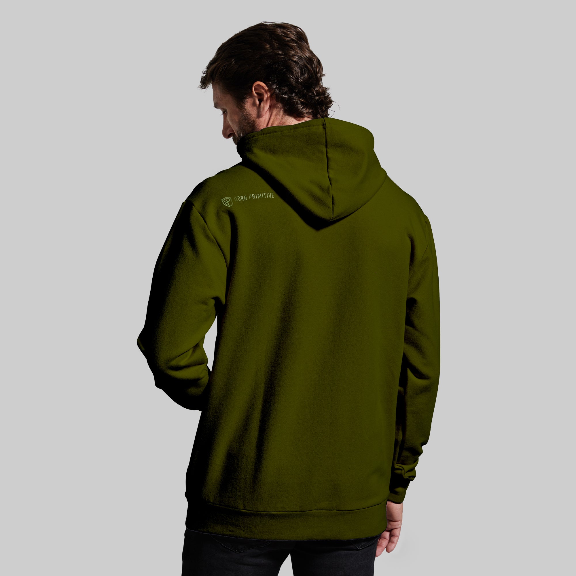 Men's Unmatched Hoodie - Military Green | Premium Cotton Pullover Sweatshirt for Casual Wear, Gym & Outdoor Activities