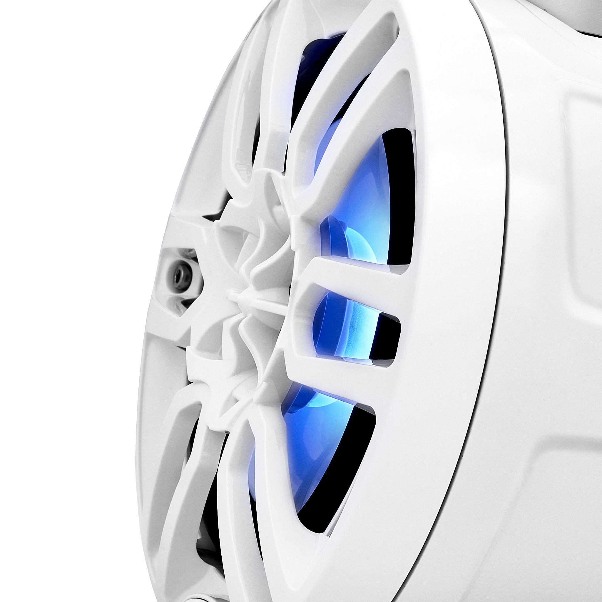NXL 6.5 Inch 300W Marine Bluetooth Speaker with RGB LED Lights - Waterproof Boat Stereo System for Jet Skis, Pools, and Outdoor Parties (Pair)