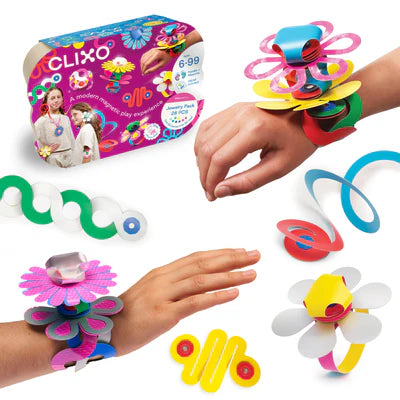 Clixo Magnetic Jewelry Pack - Fun & Creative Magnetic Building Toy for Kids & Adults - STEM Educational Gift for Birthday & Holidays - Perfect for Home, School & Travel Play