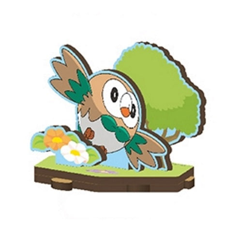 Pokemon MDF Wooden Construction Kit - Ensky 3 Inch DIY Wooden Figure Set for Kids & Adults | Perfect for Home Decor, Gifts & Collectibles