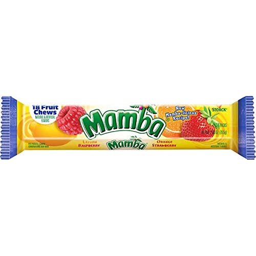 Bulk Pack Mamba Fruit Chews Candy - 24 Pack | Assorted Flavors | Perfect for Halloween, Party Favors, Office Snacks & Gift Baskets