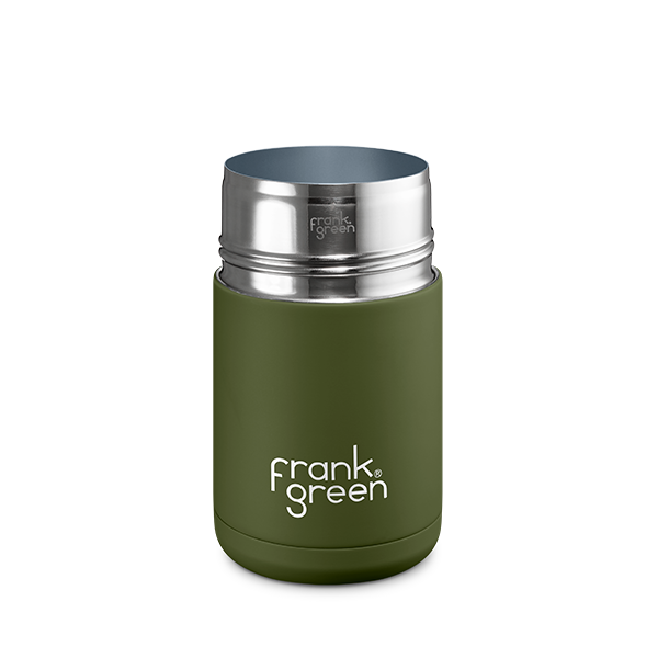 Eco-Friendly Ceramic Reusable Coffee Cup with Lid - 10oz (295ml) - Perfect for Home, Office & Travel Use
