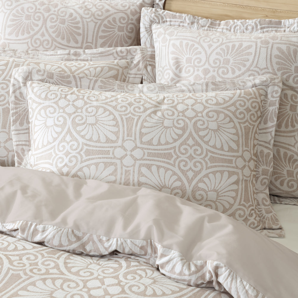 Premium Dakota Stone Quilt Cover Set - Queen Size Bedding with Soft Microfiber, 3-Piece Set for Cozy Comfort | Perfect for Master Bedroom, Guest Room & Hotel Decor