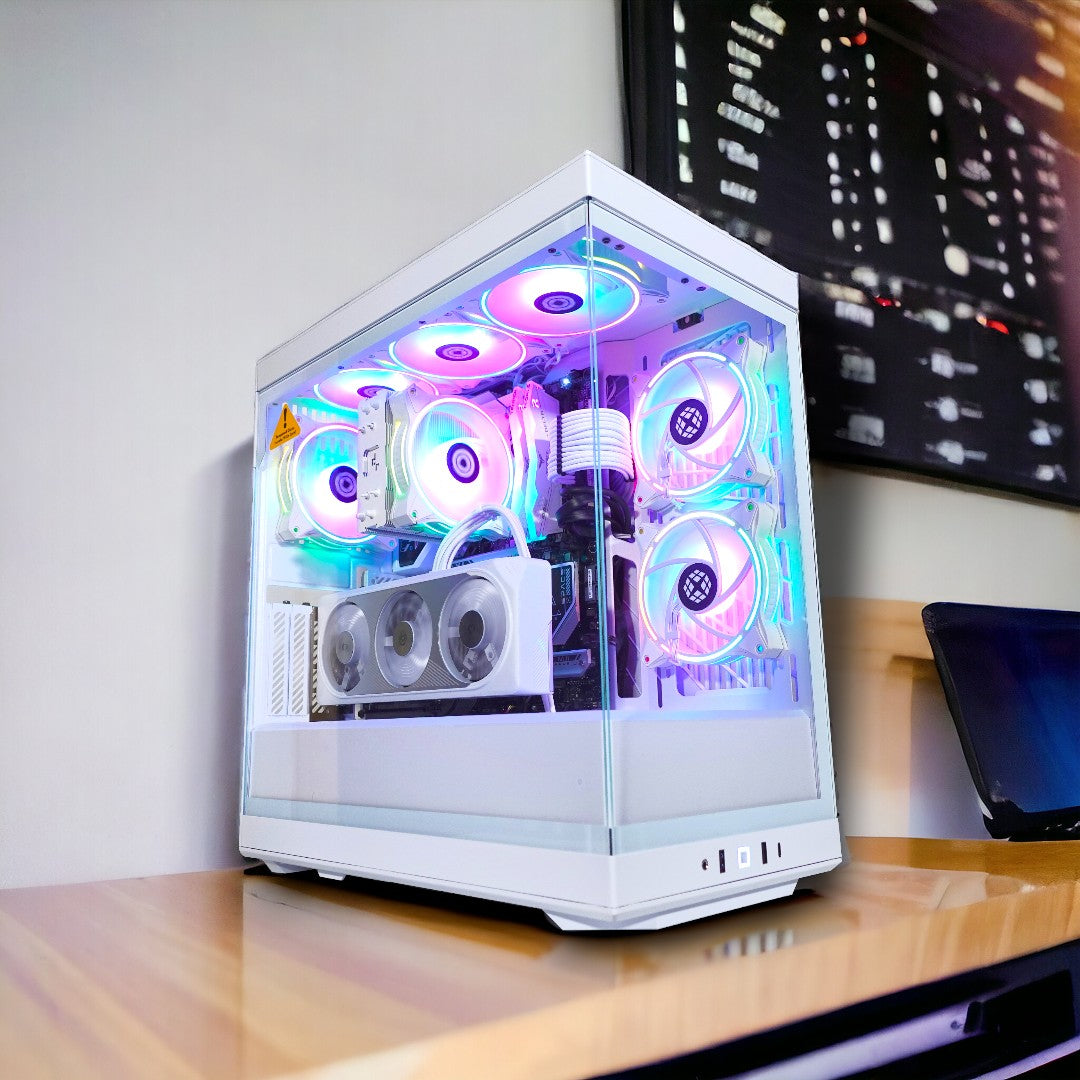 Y40 Ghost Gaming PC - High Performance Ready to Ship Desktop Computer for VR, Streaming & Esports | Perfect for Gamers, Content Creators & Professionals
