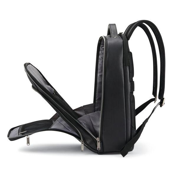 Samsonite Classic Leather Backpack for Men & Women - Durable Water-Resistant Laptop Backpack for Work, Travel & College - 15.6 Inch Business Computer Bag with USB Charging Port