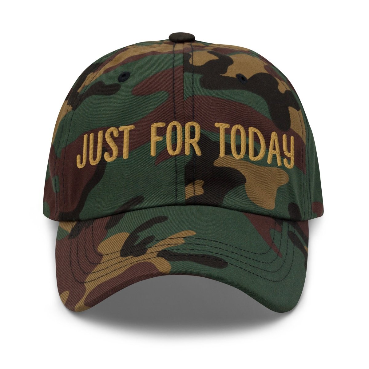 Just For Today Embroidered Dad Hat - Adjustable Cotton Baseball Cap for Men & Women - Perfect for Outdoor Activities, Sports, and Casual Wear