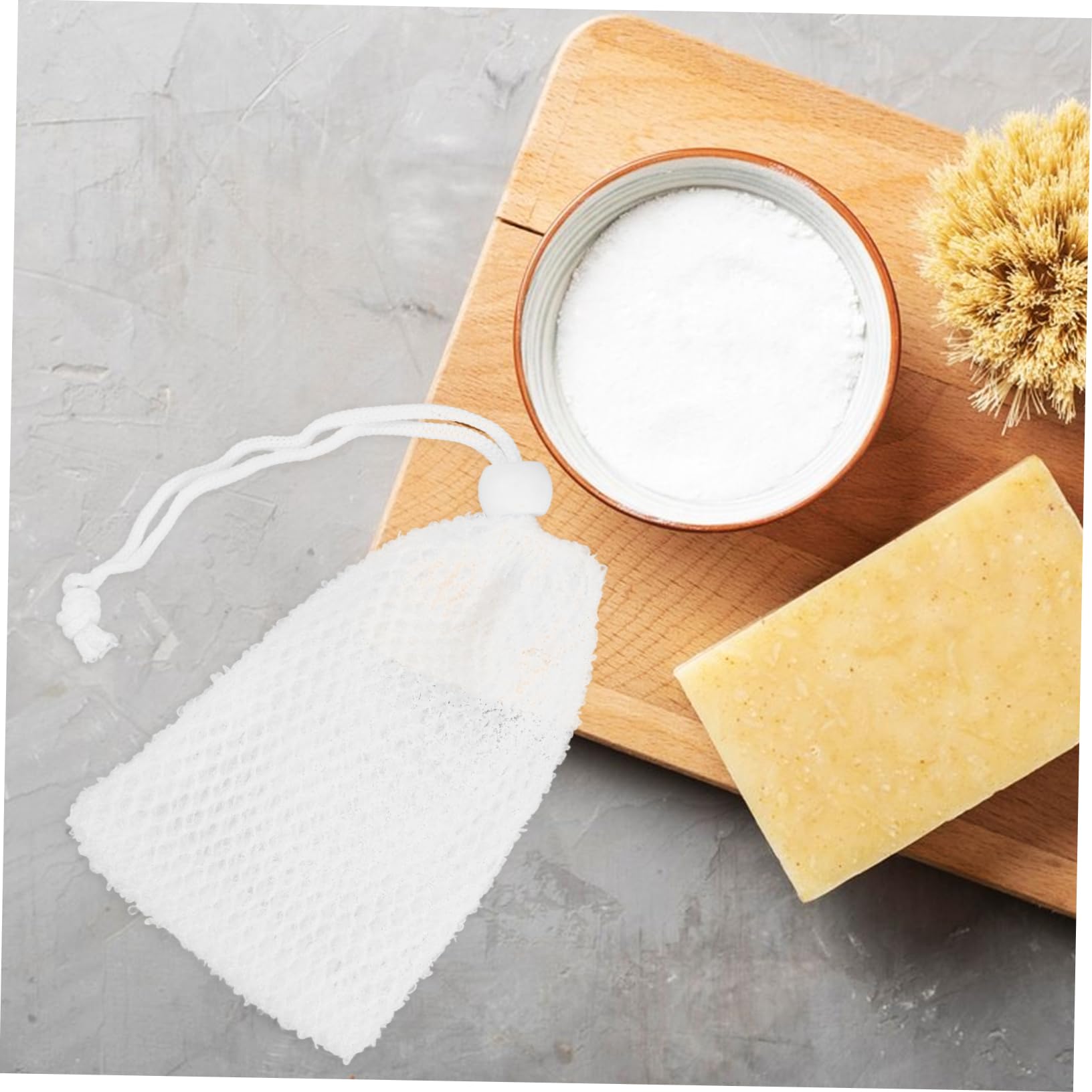 Soft & Breathable Soap Storage Drawstring Pouch - Mesh Soap Bag for Travel, Gym & Shower | Eco-Friendly & Reusable