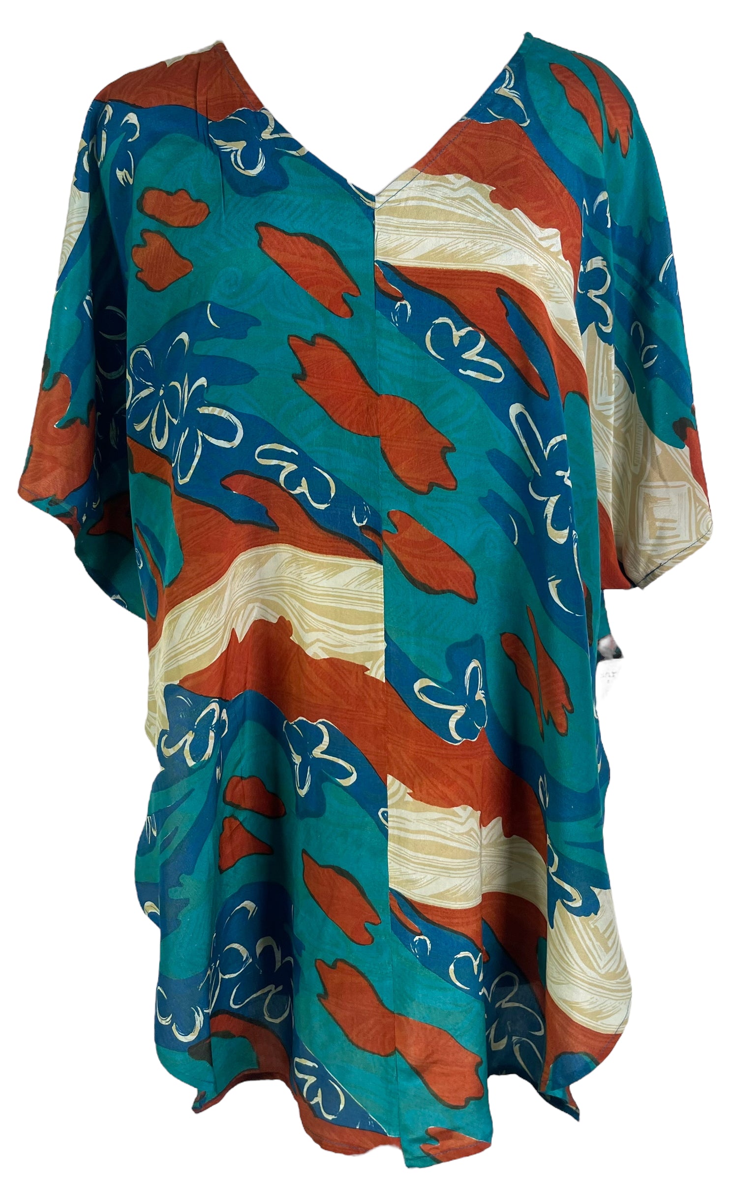 PRC6501 Avatar Pure Silk Waterfall Top - Elegant Women's Blouse for Parties, Weddings & Special Occasions