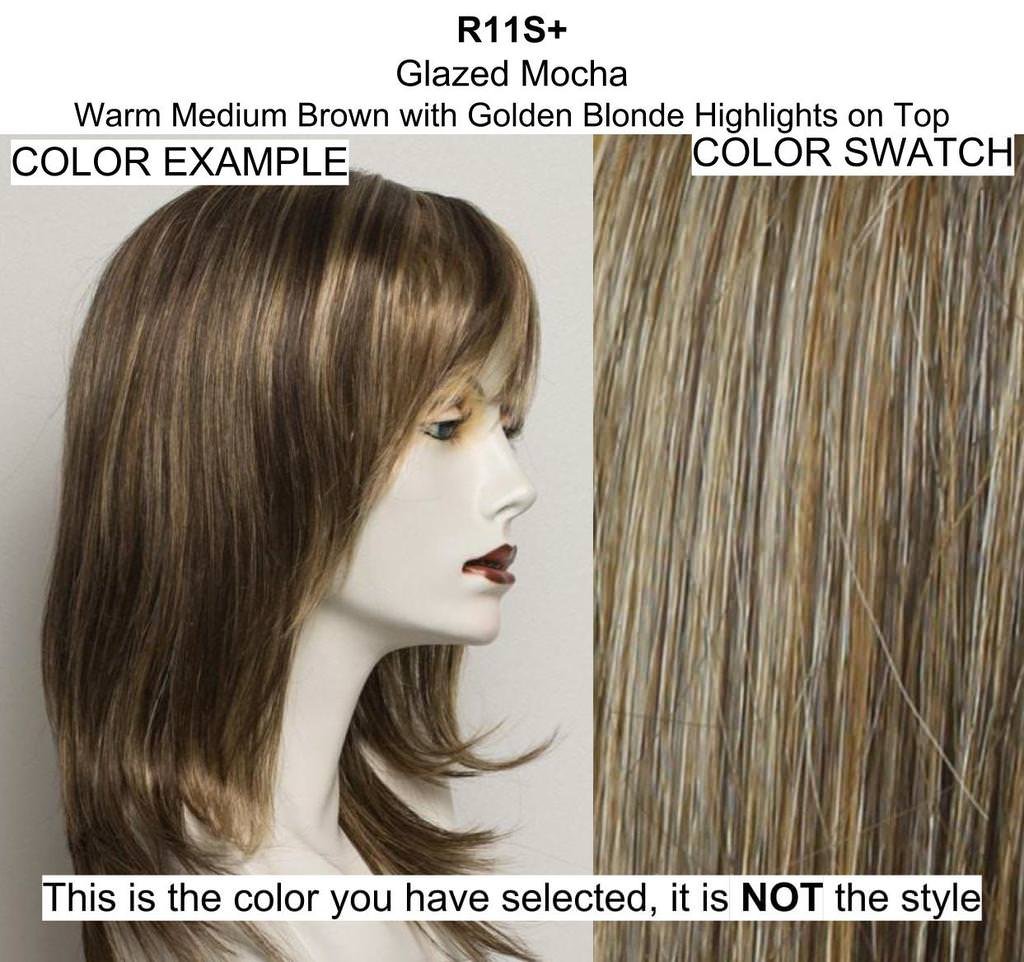 Raquel Welch Sparkle Wig Bundle - 5 Piece Set with Christy's Wigs Q&A Booklet, Wig Shampoo, Cap & Wide Tooth Comb (Color R11S+) - Perfect for Cosplay, Costume Parties & Everyday Glamour