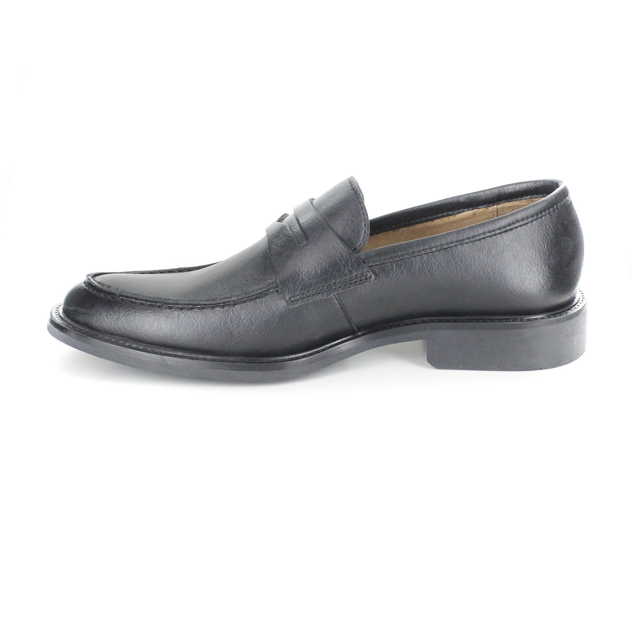 Novacas Black Cory Loafer Shoes for Men - Comfortable & Stylish Slip-On Dress Shoes for Business, Office & Casual Wear