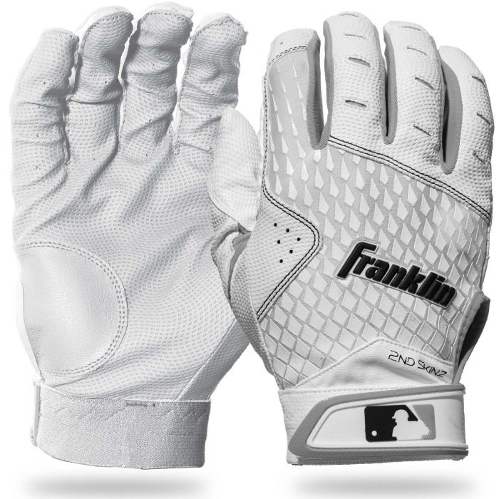 Franklin 2nd Skinz Youth Baseball Batting Gloves - Lightweight & Breathable for Training & Games - Perfect for Little League & Youth Baseball Players
