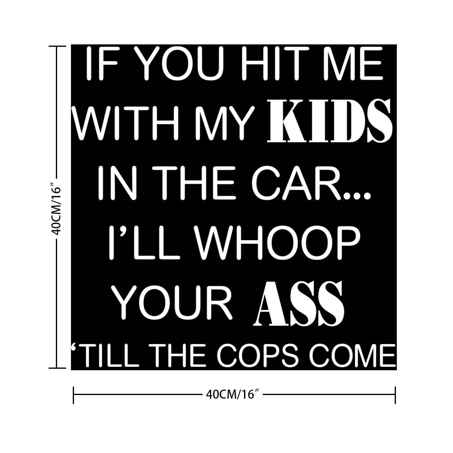 Funny Car Decals for Parents - 16