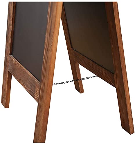 Rustic Magnetic A-Frame Double-Sided Chalkboard Sign - 40