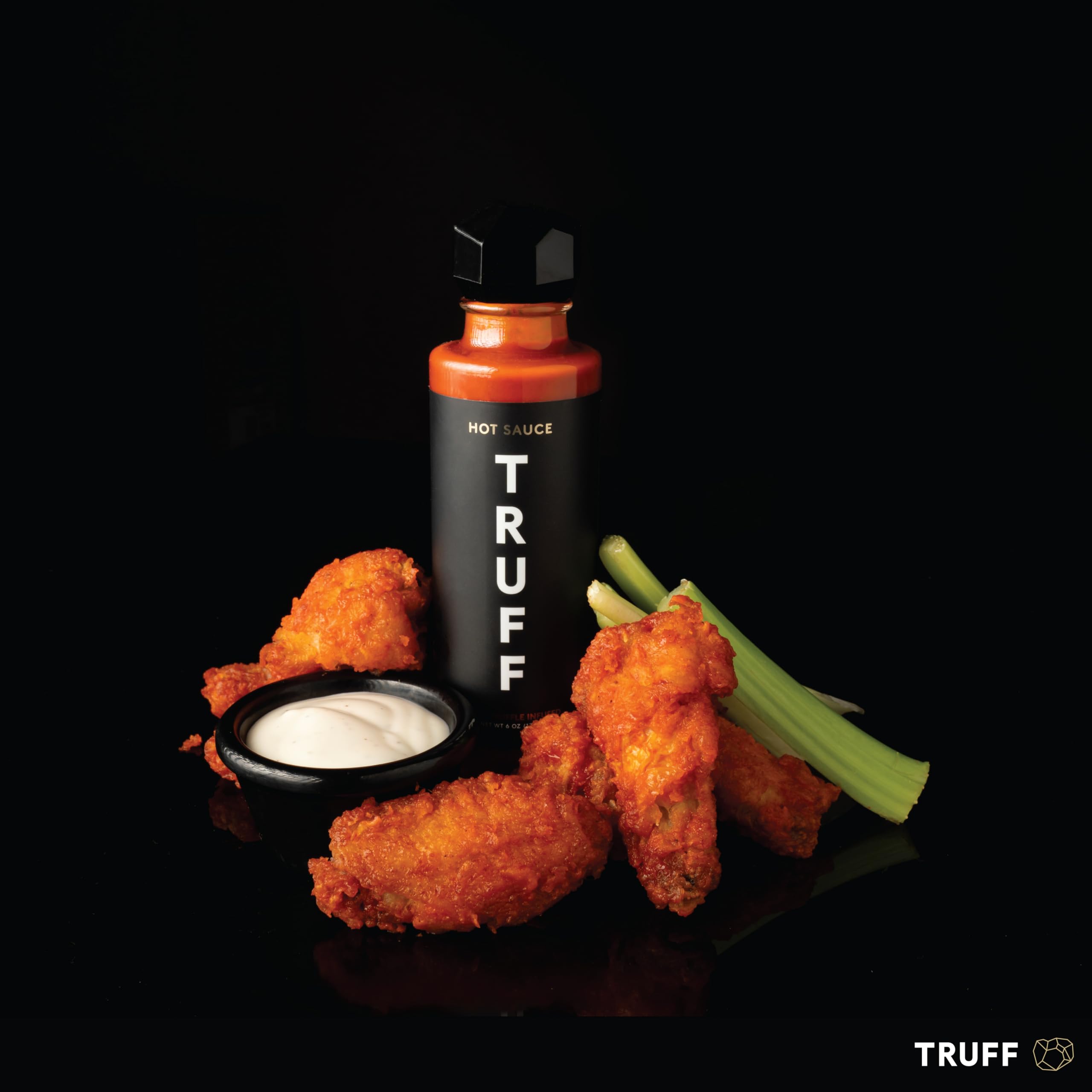 TRUFF Hot Sauce Variety Pack - Original, Hotter & White Edition (3 Bottles, 6oz Each) | Gourmet Truffle-Infused Hot Sauces for Cooking, Gifts & Spicy Food Lovers