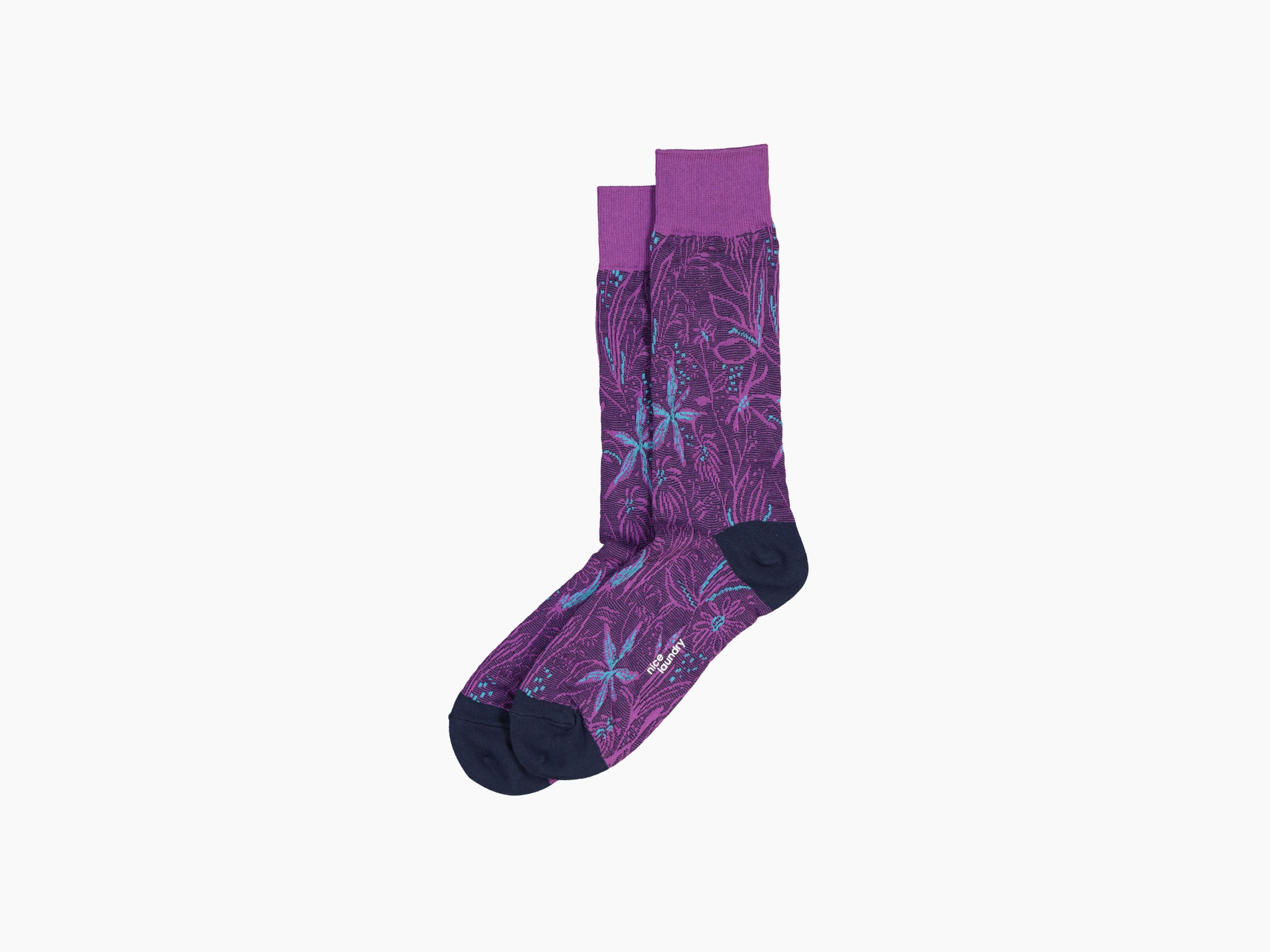 Neo Floral Purple Print Dress - Stylish & Comfortable Women's Fashion for Parties, Weddings & Casual Outings
