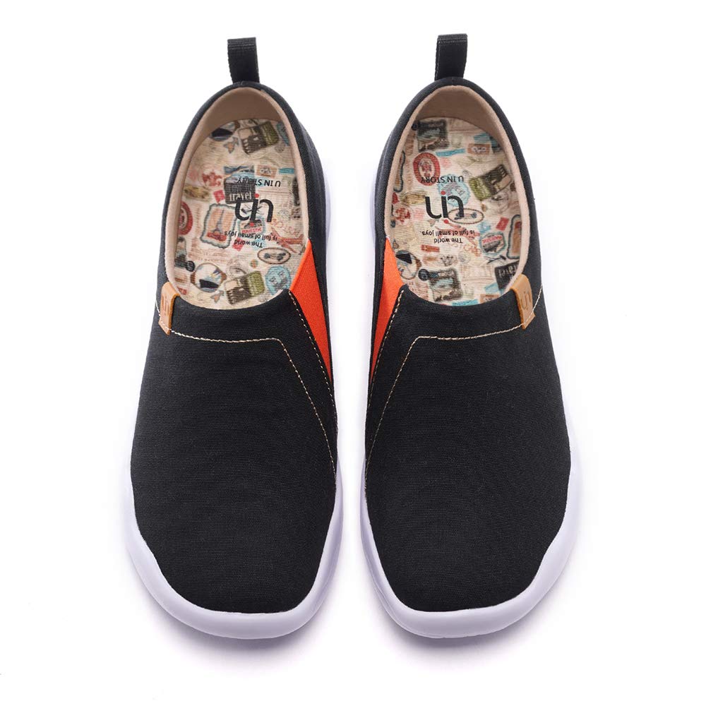 UIN Men's Slip-On Loafers - Lightweight Art Design Travel Shoes for Casual Wear | Stylish & Comfortable Sneakers for Walking, Travel & Everyday Use