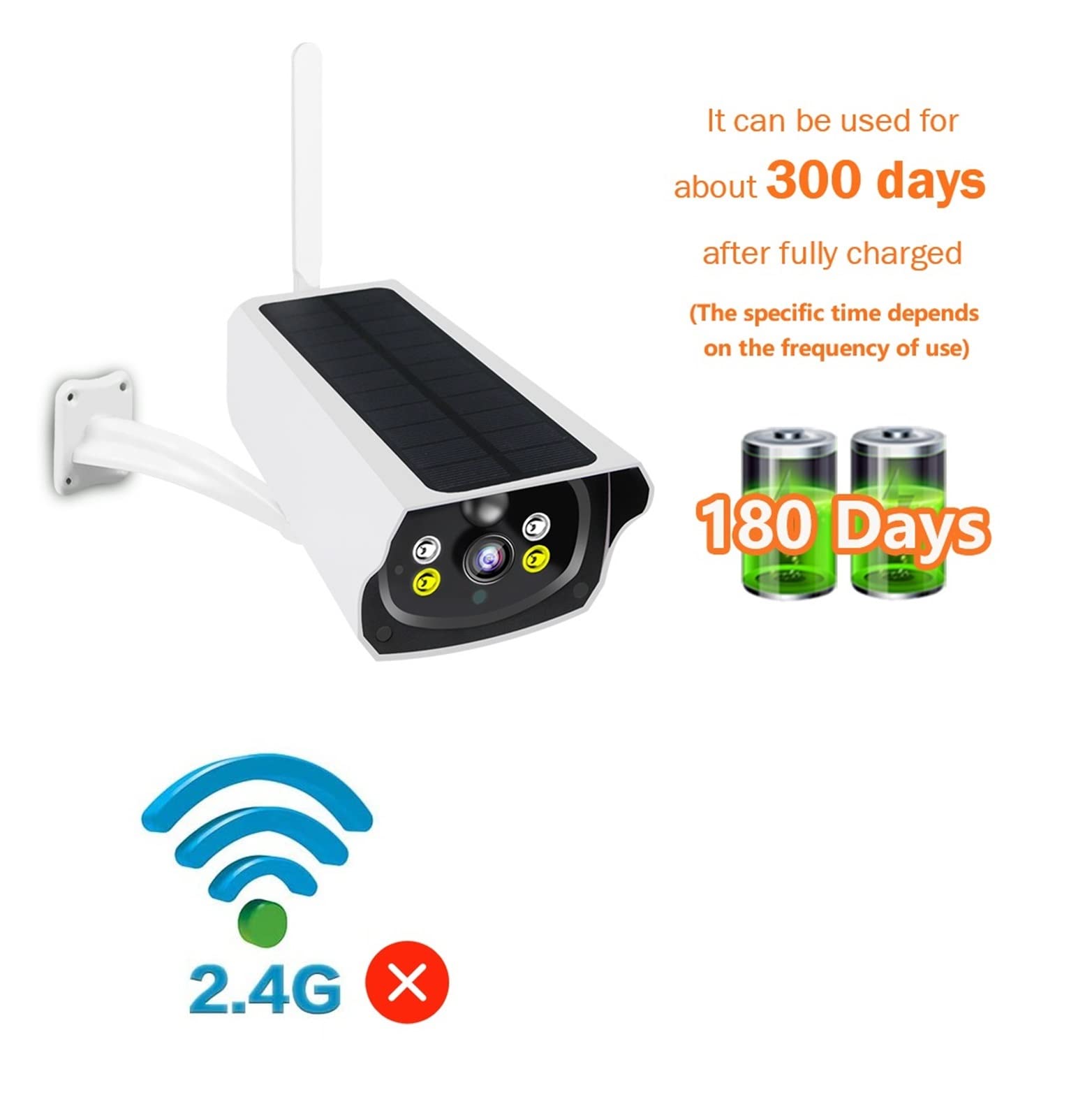 SilteD 4G Solar Security Camera Outdoor - 1080P HD, Night Vision, Rechargeable Battery, Waterproof, PIR Motion Detection (64GB) - Perfect for Home, Farm & Business Surveillance