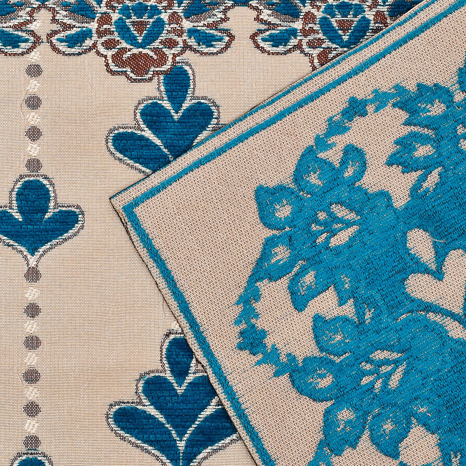Kuber Industries Floral Print Cotton Table Runner - 18x72 Inches, Green, for Dining Table, Wedding Decor, Centerpiece, Dinner Parties & Everyday Use | Machine Washable & Wrinkle-Resistant | Perfect for Home, Restaurant & Event Decor