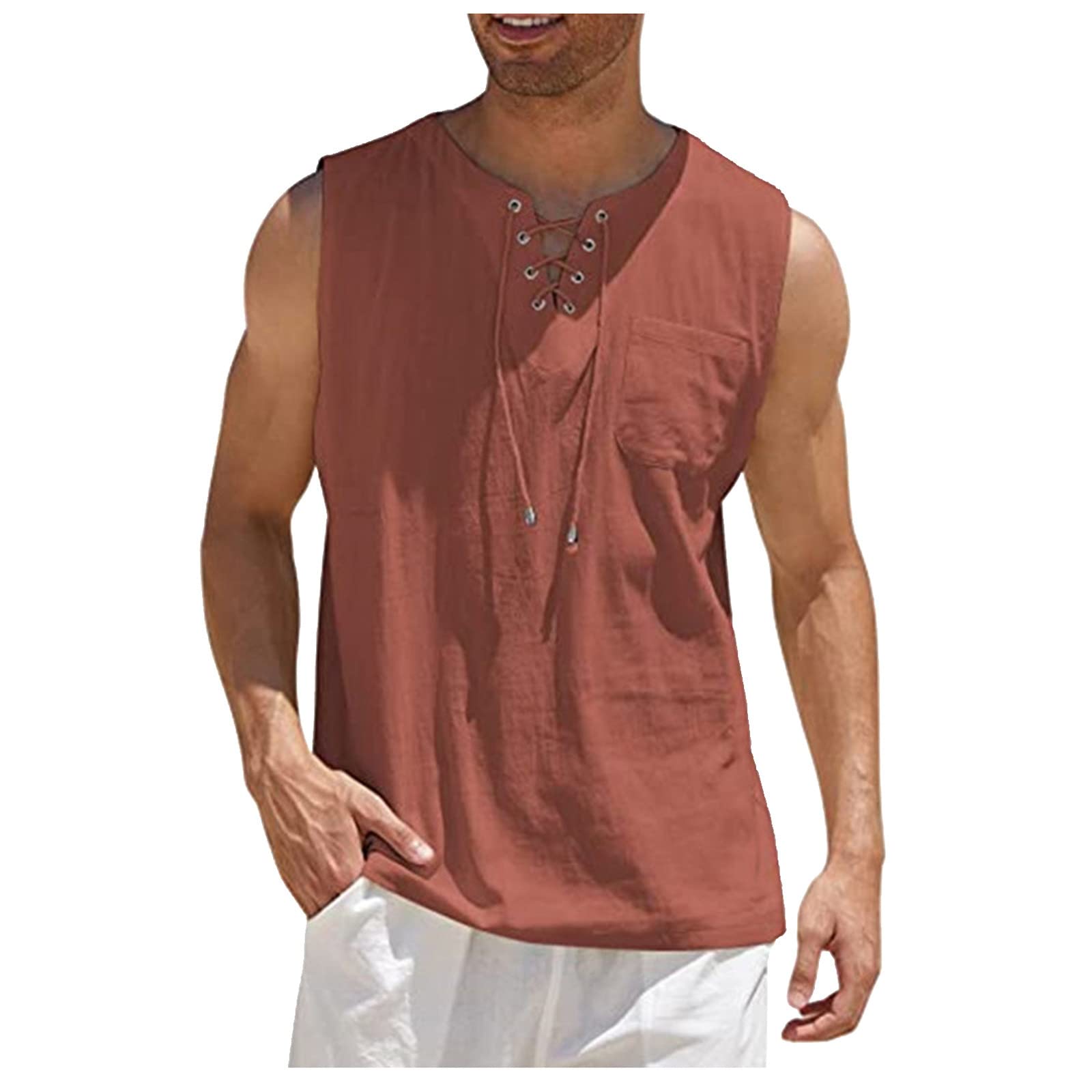 Stylish Men's Slim Fit V-Neck T-Shirt - Breathable Casual Spring Sport Jacket Sleeve Blouse - Perfect for Gym, Workout & Everyday Wear