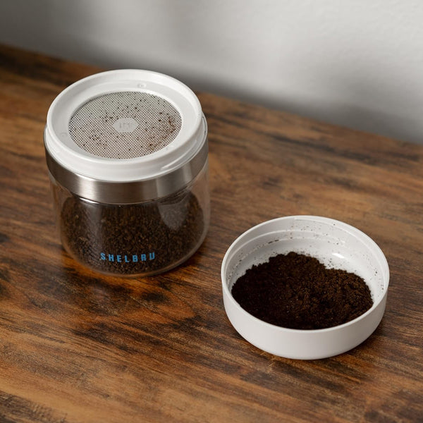 Premium Shelbru Coffee Grounds Sifter - Fine Mesh Filter for French Press, Pour Over & Cold Brew - Perfect for Home Baristas & Coffee Enthusiasts