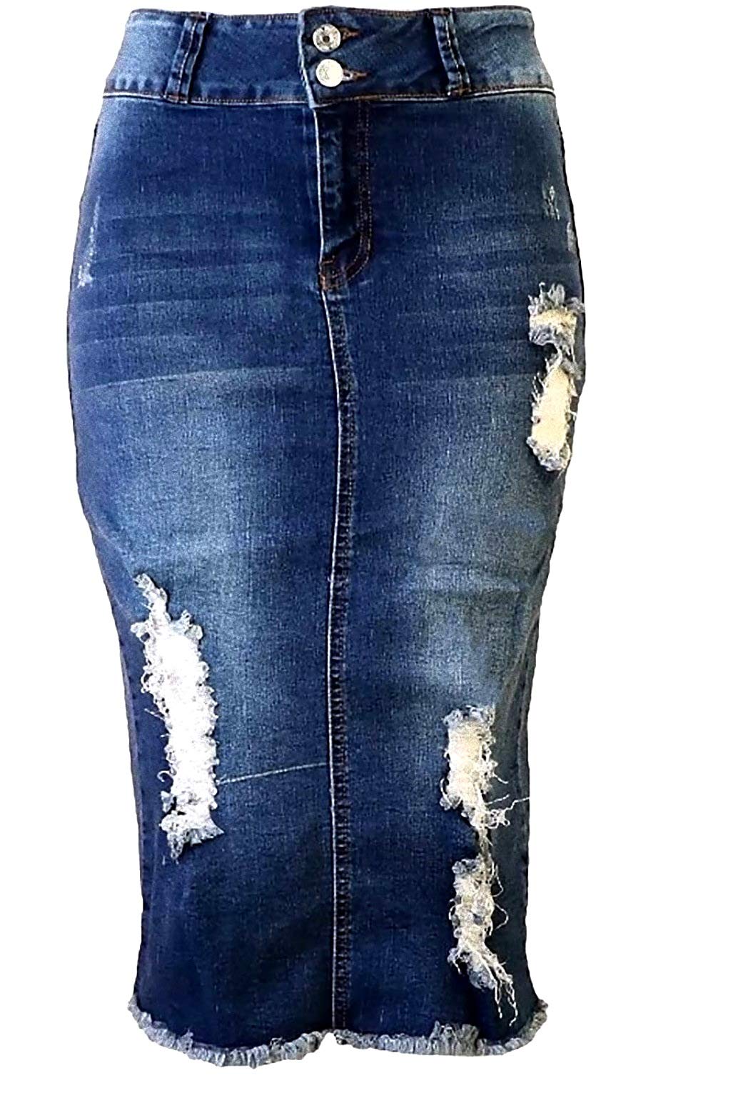 Jack David 1826 Women's High Waist Skinny Jeans - Slim Fit Stretch Denim Pants for Casual & Office Wear