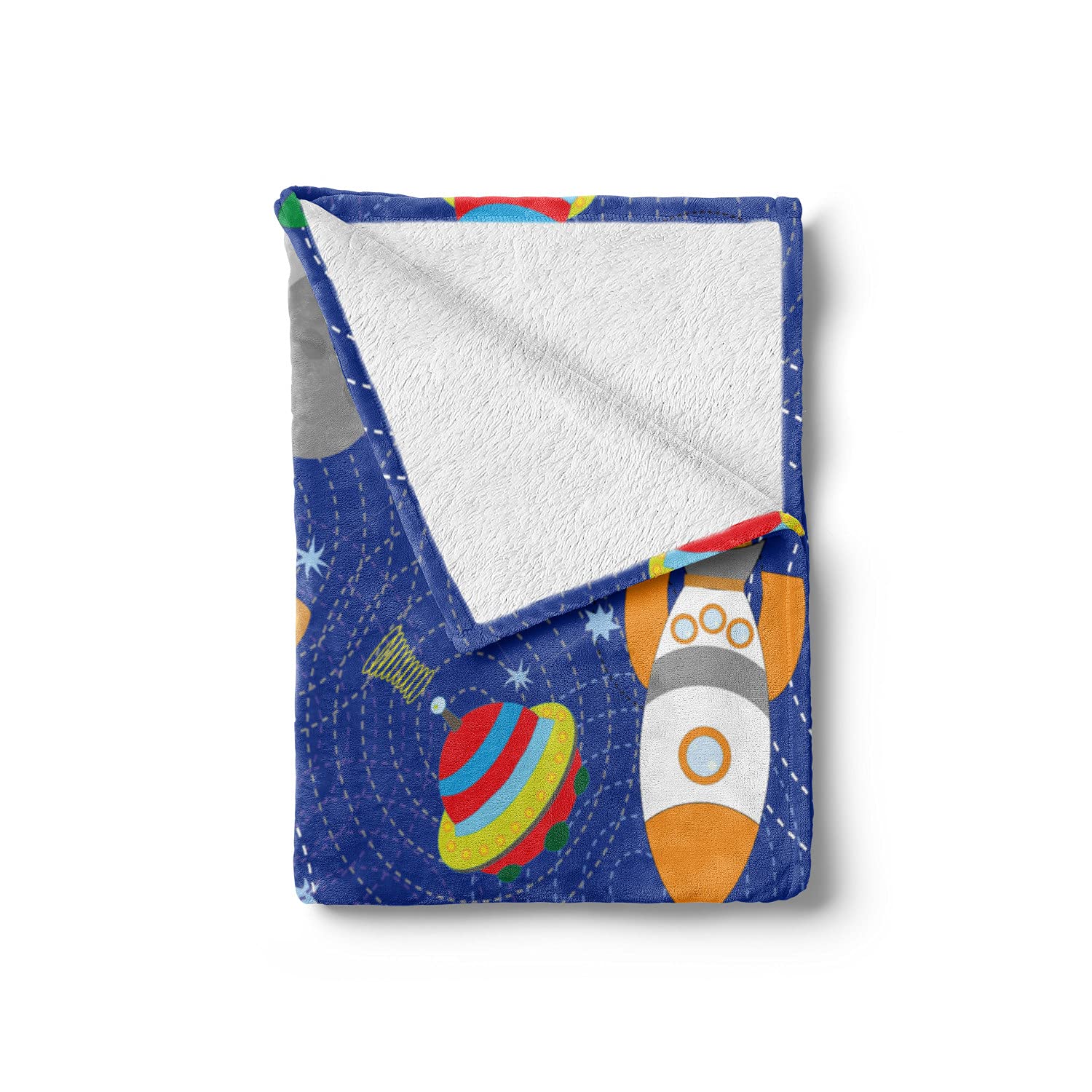 Ambesonne Space Themed Fleece Throw Blanket - 50