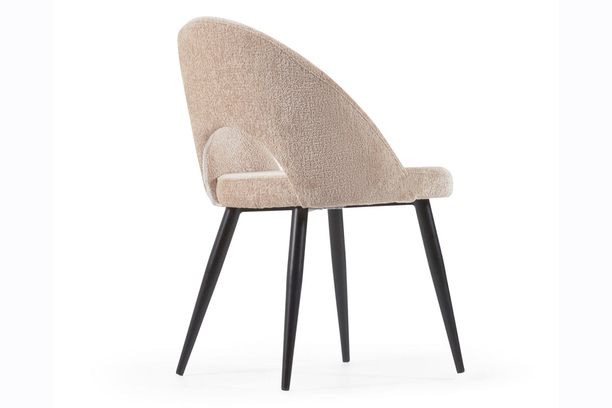 Como Mauai Chair - Soft Chenille Fabric Accent Chair for Living Room, Bedroom, or Office - Comfortable Modern Lounge Seating for Relaxing and Reading
